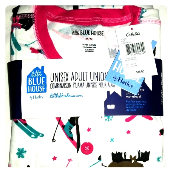 Hatley Other - Hatley Union Suit Adult M Lodge Little Blue House